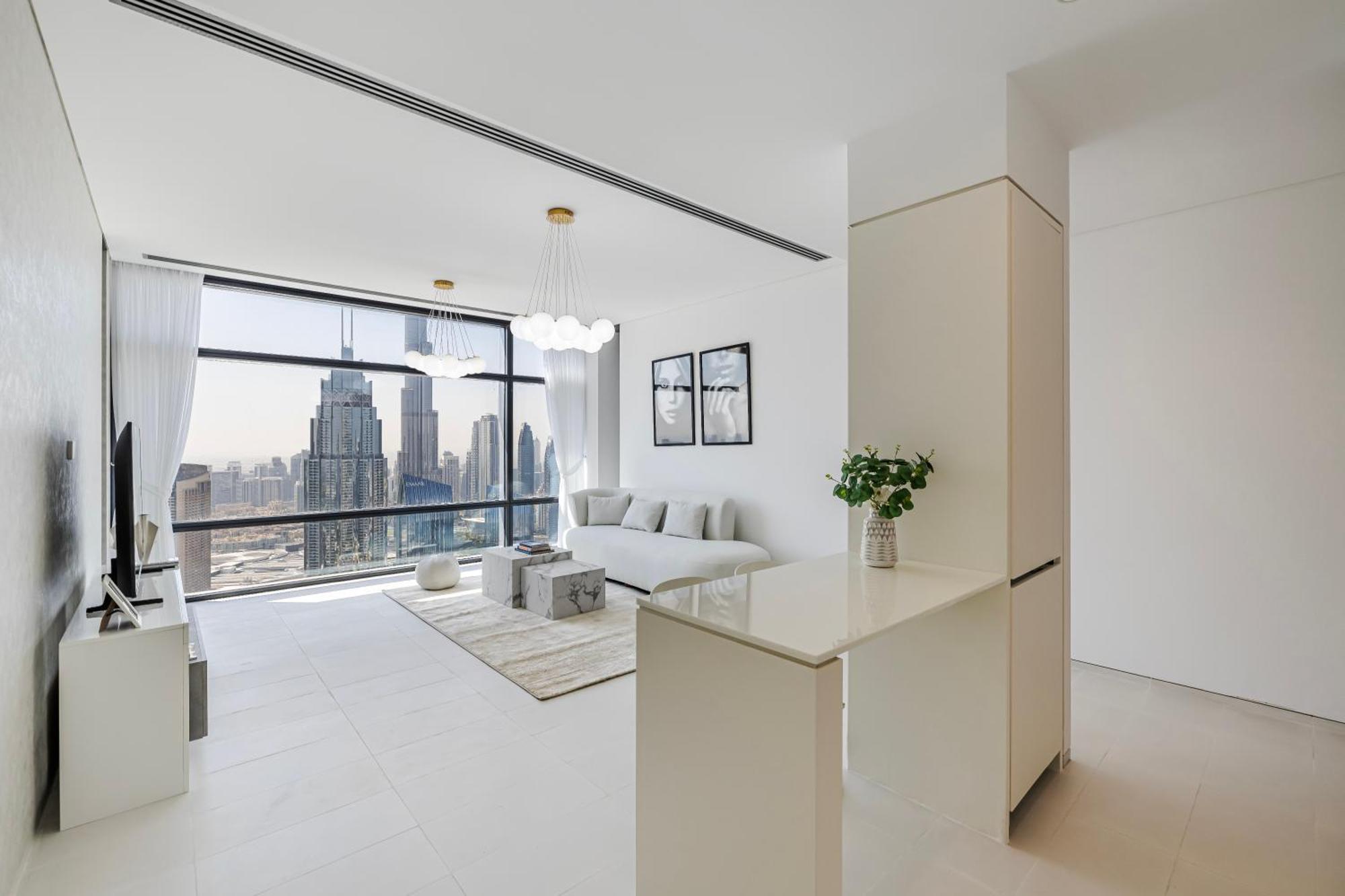 1Br Burj Khalifa View Index Tower Difc Apartment Dubai Bagian luar foto