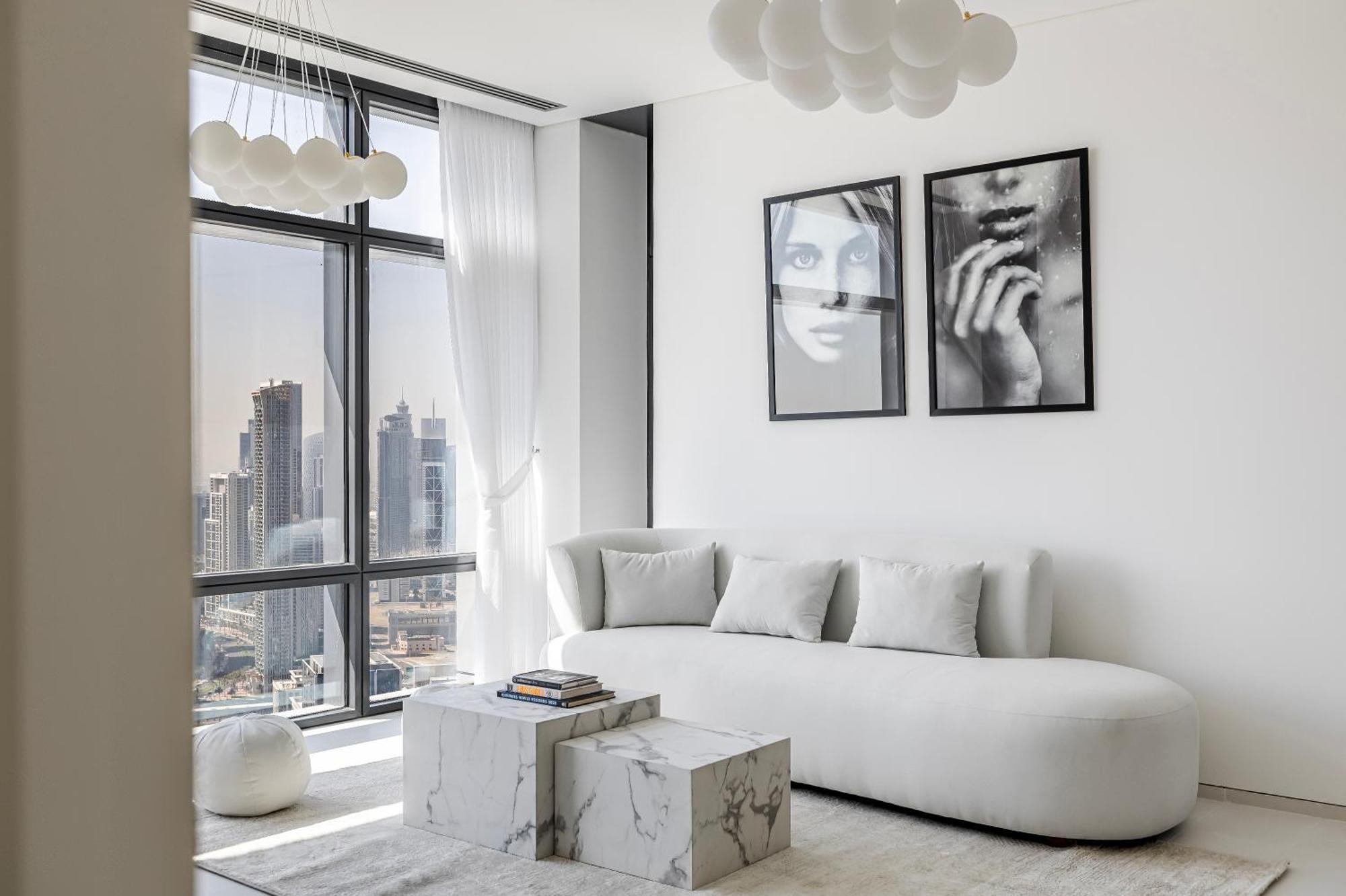 1Br Burj Khalifa View Index Tower Difc Apartment Dubai Bagian luar foto