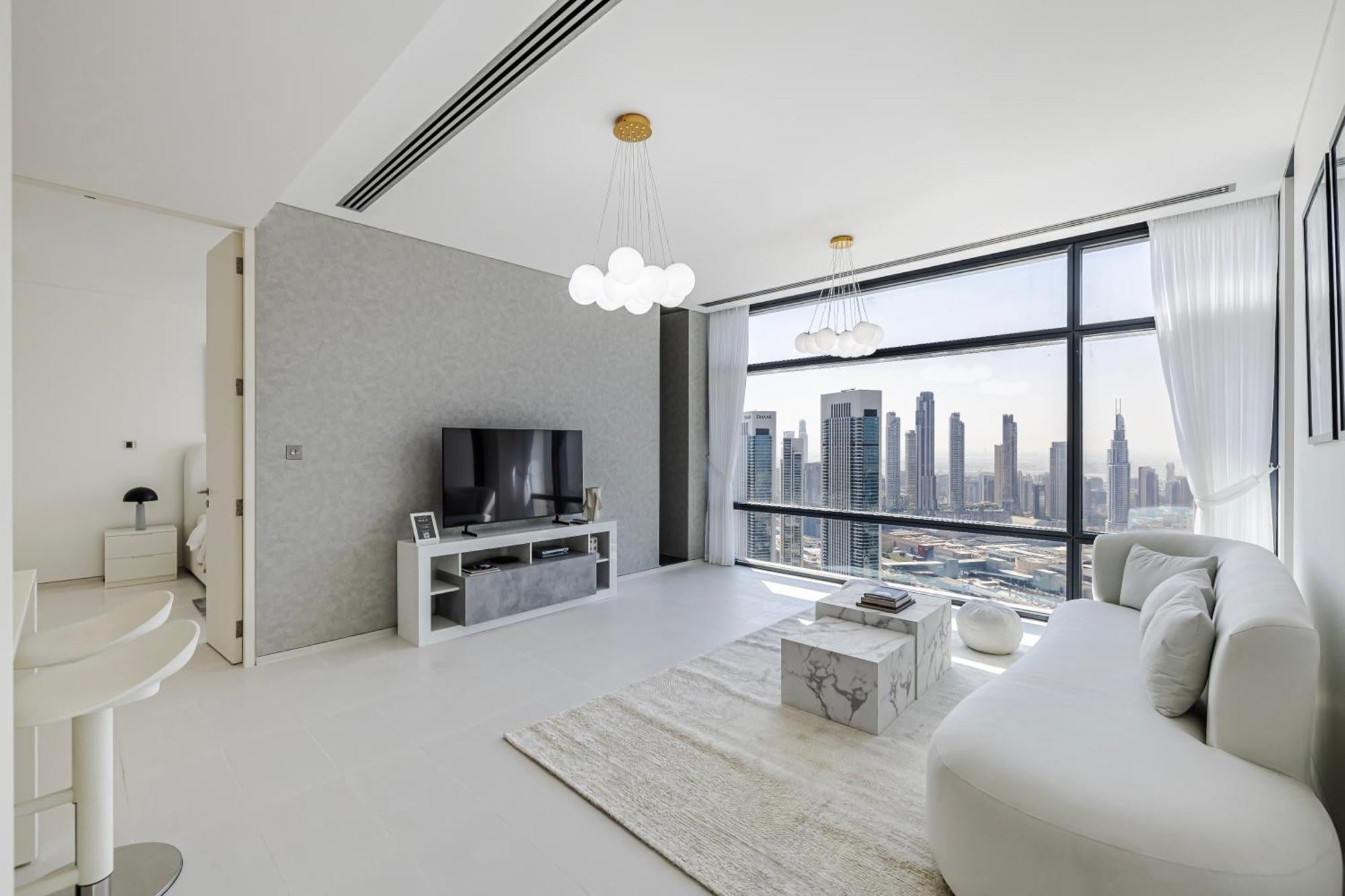 1Br Burj Khalifa View Index Tower Difc Apartment Dubai Bagian luar foto