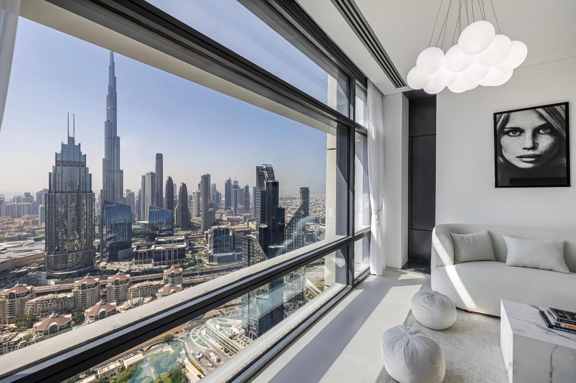 1Br Burj Khalifa View Index Tower Difc Apartment Dubai Bagian luar foto